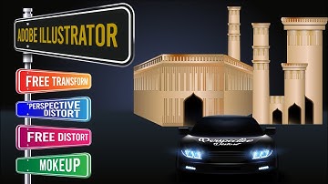 Transformations in Adobe Illustrator | Free Transform, Free Distort & Perspective Distort Tools