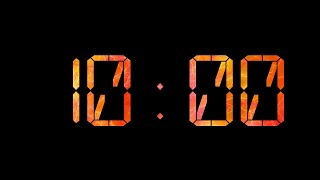 10:00 | Orange Electric LCD Countdown Timer