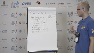 2018 ICPC Solution Video: Problem F. Go with the Flow