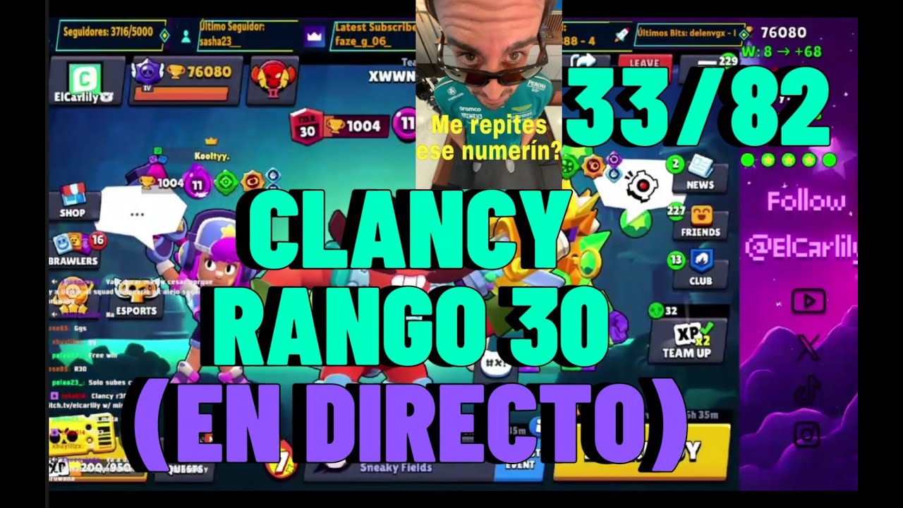 CLANCY RANGO 30 (33/82) EN DIRECTO - - YouTube