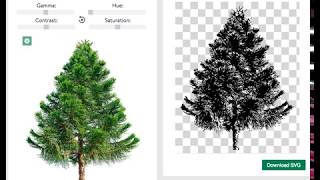 Create Silhouette Vectors online from Image for FREE!!