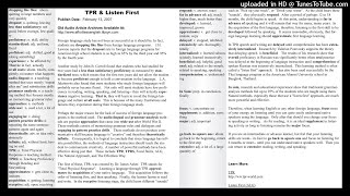 TPR & Listen First