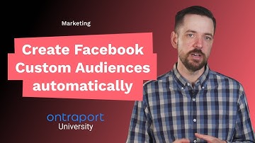 How to create Facebook Custom Audiences in Ontraport for retargeting ads