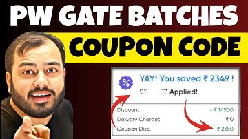 PW GATE Coupon Code 2025 🔥 Flat 50% OFF Physics Wallah GATE Courses | Latest Offer & Discount Code