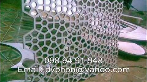 CAT CNC, GIA CÔNG CẮT KHẮC GỖ CNC , VACH MY THUAT, CẮT KHẮC HOA VĂN MDF