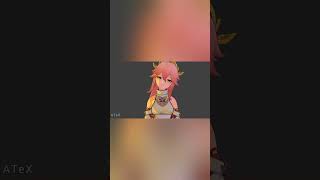 Latihan Animasi Mingguan Ke 2 Genshin infokan tutorial 😁 #blender #genshinimpact