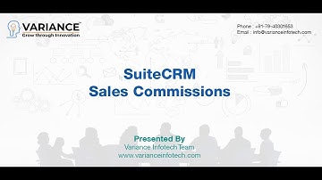 SuiteCRM Extension - Sales Commission