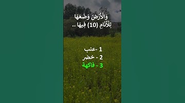 إختبر حفظك  - سورة الرحمن  8 -13