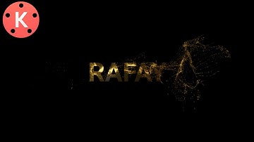 How to make intro In Kinemaster | Gold Text editing in  Kinemaster