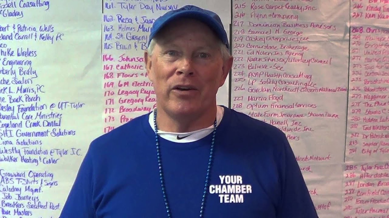 Bob Westbrook, Chair Elect Tyler YouTube