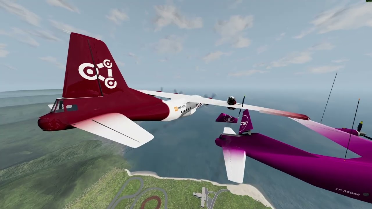 beamng drive plane crashes 120