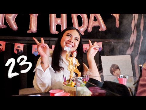 I had a BTS themed party for my 23rd birthday