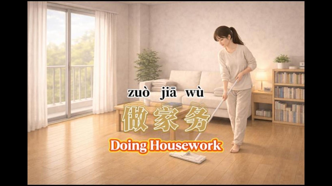 做家务 | Doing Housework at Home | Learn Chinese Through Daily Life | Chinese Stories Lab