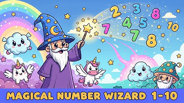 Magical Number Wizard 1–10 | Fun Counting Adventure for Kids | Animagic Studio