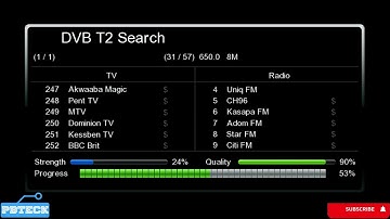 🔵 How To Scan Max Tv On Master Decoder | T2  / Digital