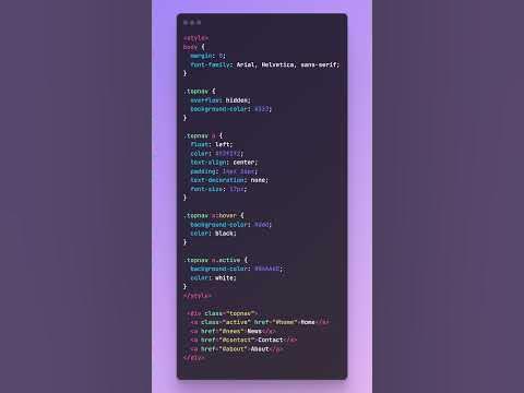 How to create header in HTML and CSS - YouTube