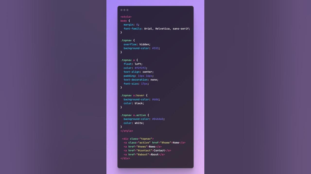 How to create header in html and css youtube