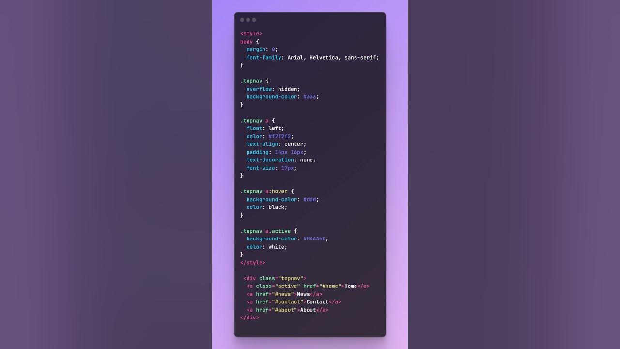 How to create header in html and css youtube
