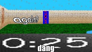 Another weird Baldi's Basics Plus seed but i speedran it.