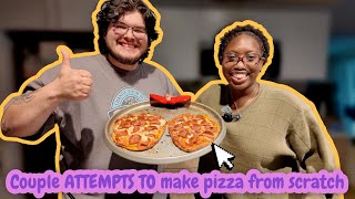 Couple ATTEMPTS to make pizza from scratch… huge fail 