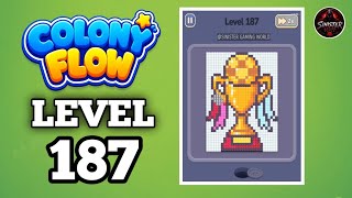 Colony Flow Level 187 Gameplay Walkthrough Solution