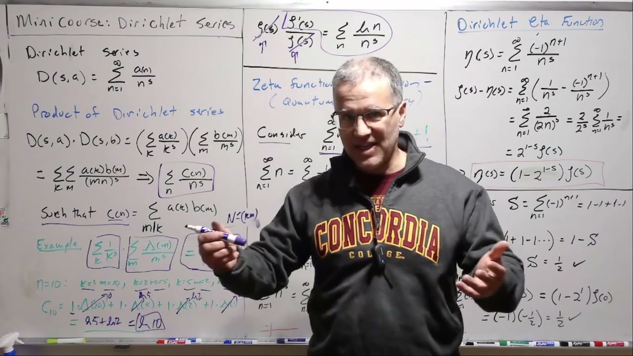 Products of Dirichlet Series and Zeta Regularization: Minicourse on the Dirichlet series