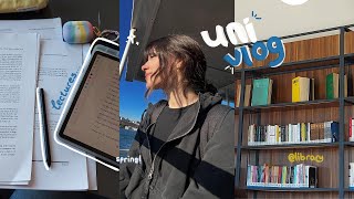 Uni Vlog📘₊˚⊹♡| new hair *bangs*, library sessions + preparing for finals, realistic 2 days with me by Apricity 727 views 2 weeks ago 11 minutes, 50 seconds