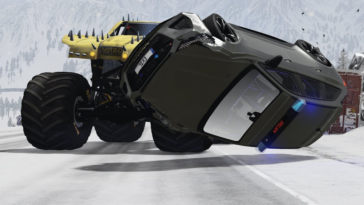 Monster Truck Police Chase | Cinematic #1 - BeamNG Drive