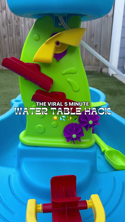 Viral Water Table & Water Pump Hack #watertable #viralhacks #toddlermom