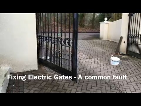 Fixing Electric Gates - A Common Fault. (NICE ME3000)