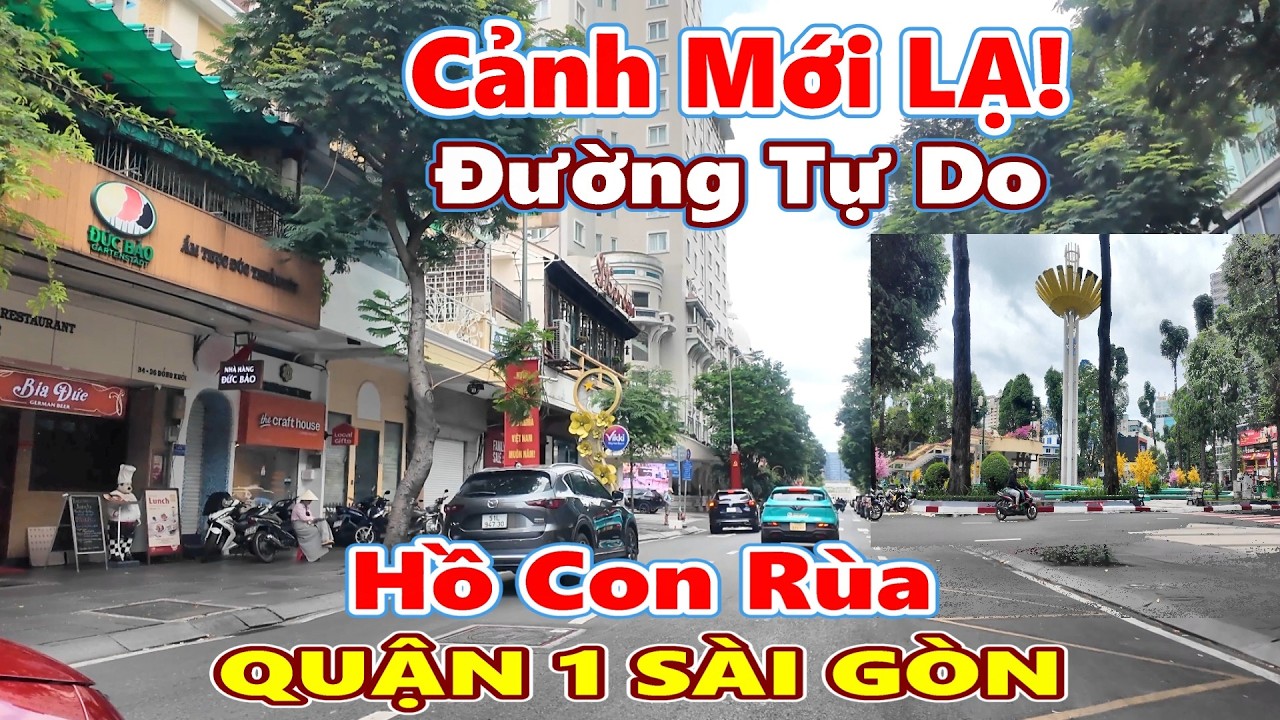 Cảnh MỚI LẠ! ĐƯờng Tự, Do Hồ Con Rùa Sài Gòn