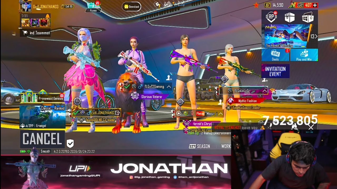 🔥 Jonathan Comeback 😈 | BGMI 4.2 Update Highest Kill Gameplay 🔥