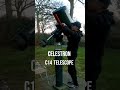 lucky imaging #astrophotography  with celestron C14 #telescope to take high-res images #shorts