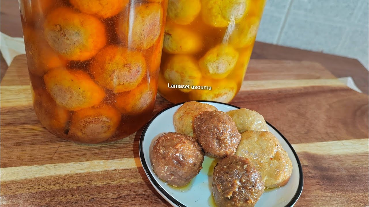 تحضيرات رمضان:وصفة البنادق التونسية بالدجاج واللحم المفروم🧆