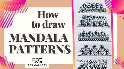 Mandala pattern | mandala designs | Easy patterns and designs for mandala | beginners