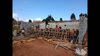 Rammed Earth Construction Site Setup | Formwork Installation