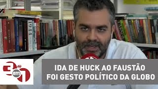 Planalto diz que ida de Huck ao Faustão foi gesto político da Globo