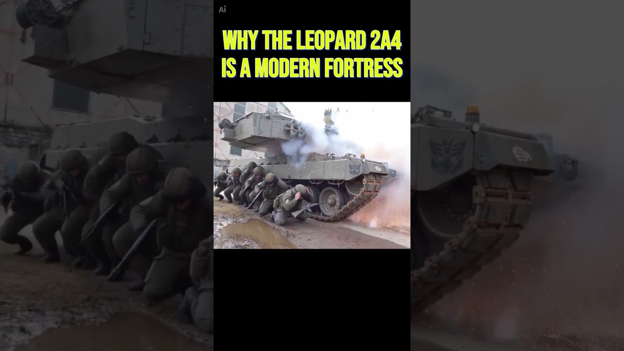 ⓐⓘ Why the Leopard 2A4 is a Modern Fortress #shorts #tank #танк #leopard2a4 #military #leopard2