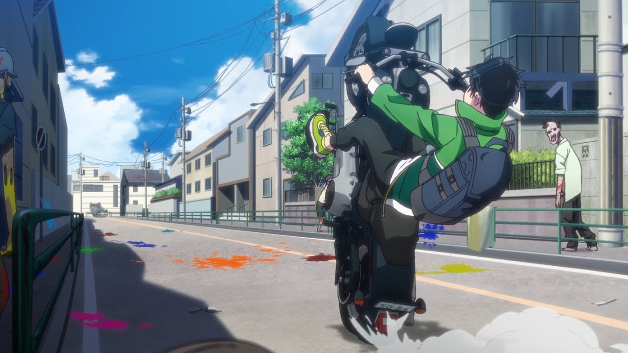 ZOM 100: A zombie apocalypse struck so he took his classic bike