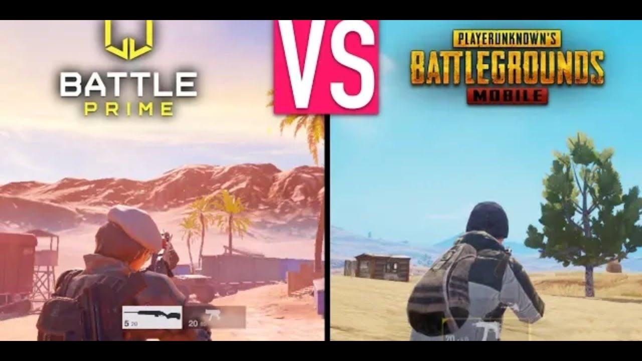 BATTLE PRIME VS PUBG MOBILE (GRAPHICS COMPARISON) - iOS/Android Gameplay | GAMING TOOLS