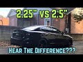 Q50 Exhaust Tone Comparison | 2.5” vs 2.25”