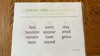 CC Cycle 1 week 21 English Linking Verbs