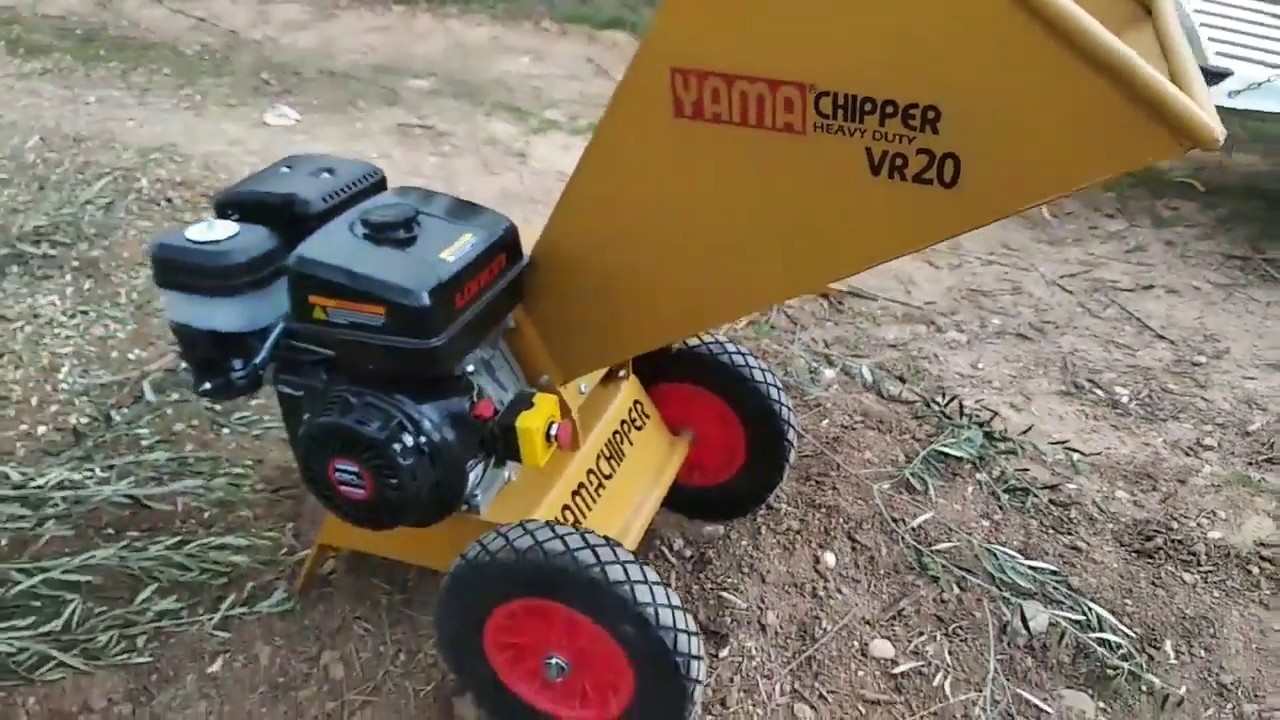 YAMACHIPPER VR20  HEAVY DUTY Wood Chipper / Cippatore / Broyeur de végétaux thermique