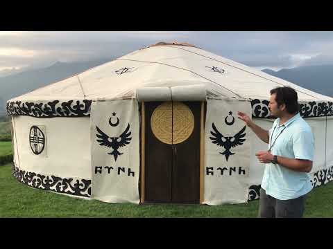 Kağanlık Doğa Ekipmanları - 8m Moğol Yurt Çadır (Otağ-Keçe Çadır-Ger-Boz Üy)