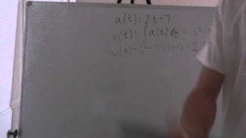 Unit 5-3 Using Integration to Find Position, Velocity, and Acceleration Graphs
