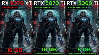 Rx 9070 Xt Vs Rtx 5070 Ti Vs Rtx 5060 Ti Ryzen 7 9800X3D Test In 10 Games In 1080P, 1440P 4K