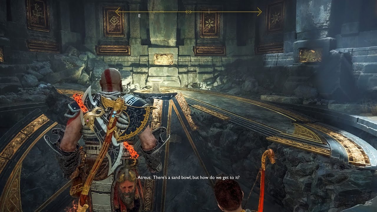 How to Solve Round Season Puzzle Near TaImur Corpse || God of WAR PC