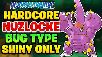 Pokemon Alpha Sapphire Hardcore Nuzlocke - BUG TYPE SHINY ONLY! (No Overleveling, No Items)