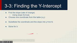Math 8 - Ch. 3-3: Linear vs. Nonlinear Functions