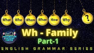 Wh-Family Part-1 All Words(1 to 35) With Hindi meanings and Examples Also. ENGLISH GRAMMAR SERIES.